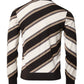 Dolce & Gabbana Multicolor Stripes Crew Neck Pullover Sweater