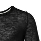 Dolce & Gabbana Black Polyester Crew Neck Pullover Sweater
