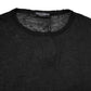 Dolce & Gabbana Black Polyester Crew Neck Pullover Sweater