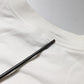 Dolce & Gabbana White Embossed Logo Cotton Crew Neck Sweater