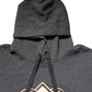 Dolce & Gabbana Gray Logo Patch Hooded Sweatshirt Sweater