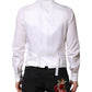 Dolce & Gabbana White Sequined Dress Formal Waistcoat Vest