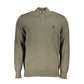 Timberland Organic Cotton Half Zip Sweater - Lush Green Mens Sweater