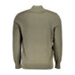 Timberland Organic Cotton Half Zip Sweater - Lush Green Mens Sweater
