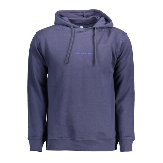 North Sails Blue Cotton Men Sweater Mens Sweater