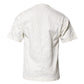 Dolce & Gabbana White Cotton Logo Embossed Crew Neck T-shirt