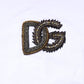 Dolce & Gabbana White Logo Embroidery Crew Neck T-shirt
