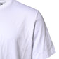 Dolce & Gabbana White Logo Embroidery Crew Neck T-shirt
