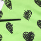 Dolce & Gabbana Green Heart Print Cotton Crew Neck T-shirt