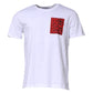 Dolce & Gabbana White Cotton Short Sleeves Crew Neck T-shirt