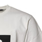 Dolce & Gabbana White Cotton DG Logo Print Round Neck T-shirt