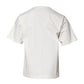 Dolce & Gabbana White Cotton DG Logo Print Round Neck T-shirt