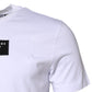 Dolce & Gabbana White Cotton Logo Patch Crew Neck T-shirt