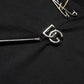 Dolce & Gabbana Black Logo Embellish Short Sleeves T-shirt
