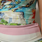 Dolce & Gabbana Multicolor Off Shoulder Long Sheath Dress