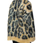 Dolce & Gabbana Multicolor Leopard Mohair Crew Neck Sweater