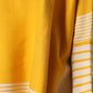 SIGNS Yellow Stripe Long Sleeve Overcoat Pullover Sweater
