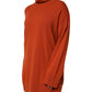 Alpha Studio Dark Orange Long Sleeves Turtleneck Sweater