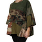 Dolce & Gabbana Multicolor Camouflage Oversized Top T-shirt