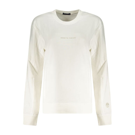 North Sails White Cotton Sweatshirt
