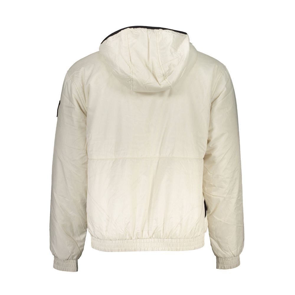 Calvin Klein Beige Polyester Men Jacket Mens Jacket