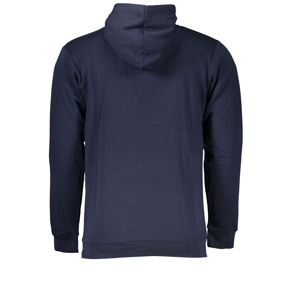 Sergio Tacchini Blue Cotton Men Hoodie Mens Sweater