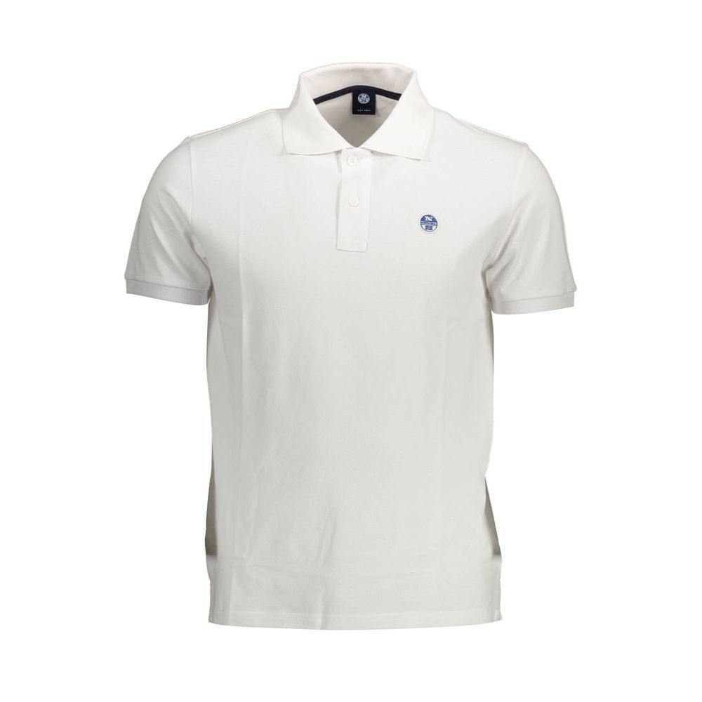North Sails White Cotton Polo Shirt