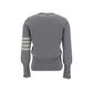 Thom Browne Gray Fleece Wool Sweatshirt