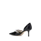 Jimmy Choo Black Calf Leather Bos Taurus High Heel Pumps