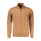 Coveri Moving Brown Viscose Men Cardigan Mens Cardigan Mens Sweater