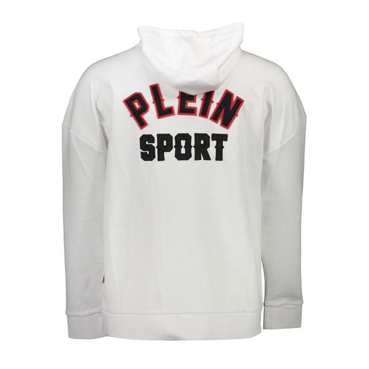 Plein Sport White Cotton Men's Sweater Mens Sweater