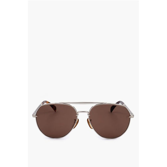 David Beckham Aviator Sunglasses with Metal Frame