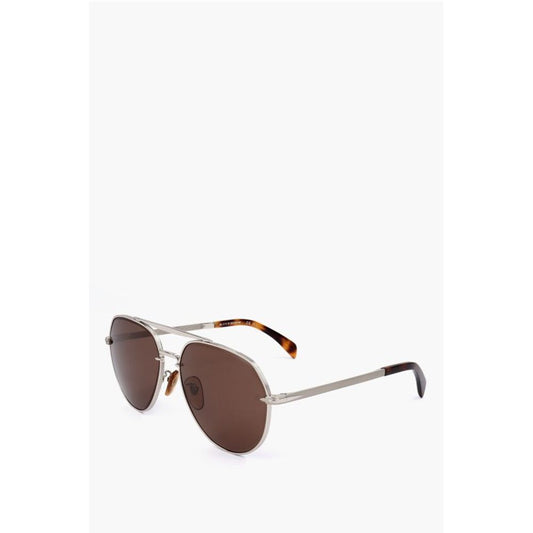 David Beckham Aviator Sunglasses with Metal Frame