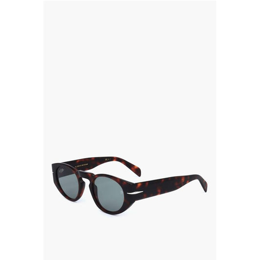 David Beckham Tortoiseshell Patterned Sunglasses with Oval Lenses