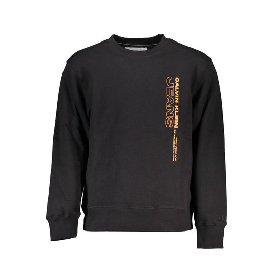 Calvin Klein Black Cotton Men Sweater Mens Sweater
