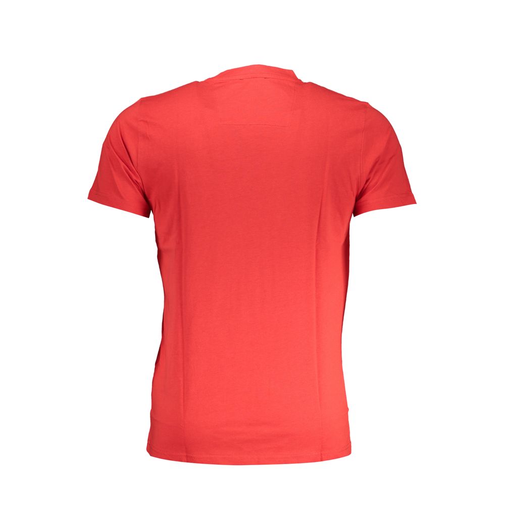 Cavalli Class Red Cotton T-Shirt Mens T-Shirt