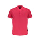 Napapijri Pink Cotton Polo Shirt Mens T-Shirt