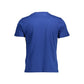 North Sails Blue Cotton Men T-Shirt Mens T-Shirt