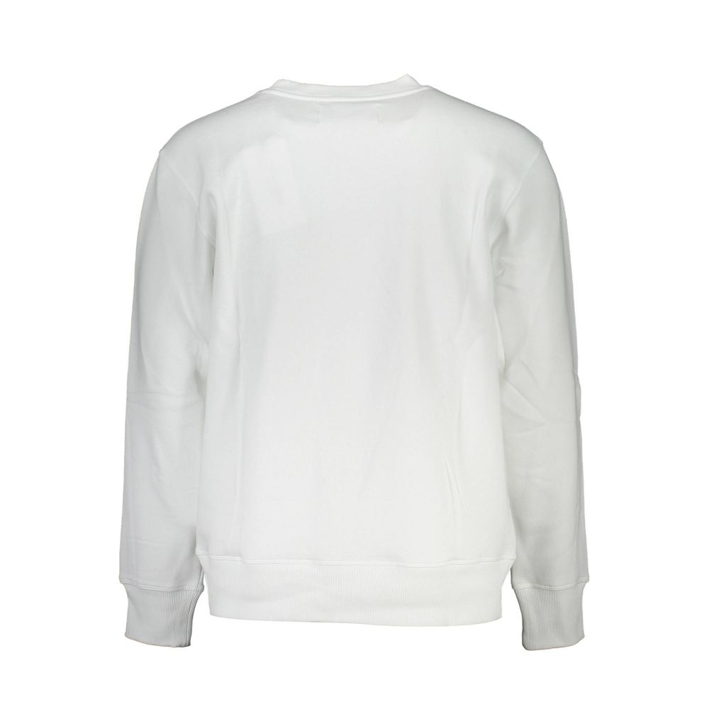 Calvin Klein White Cotton Men Sweater Mens Sweater
