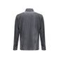 Brunello Cucinelli Gray Silk Shirt