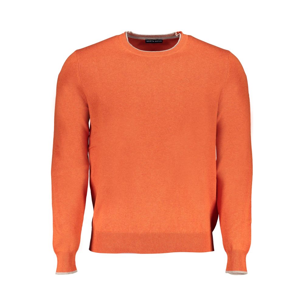 North Sails Orange Cotton Sweater Mens Sweater