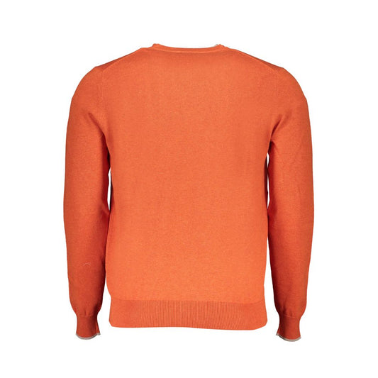 North Sails Orange Cotton Sweater Mens Sweater