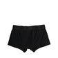 Dolce & Gabbana Black Cotton Stretch Regular Boxer Underwear