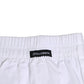 Dolce & Gabbana White Cotton Regular Boxer Shorts Underwear
