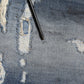 Dolce & Gabbana Blue Washed Tattered Cotton Men Jeans