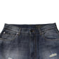 Dolce & Gabbana Blue Washed Tattered Cotton Men Jeans