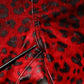 Dolce & Gabbana Red Leopard Print Cotton Skinny Denim Jeans