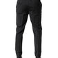 Dolce & Gabbana Black Wool Dress Slim Formal Pants