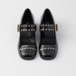 Prada Black Patent leather Mary Jane pumps