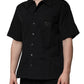 Dolce & Gabbana Black Cotton Short Sleeve Buttoned Casual Shirt